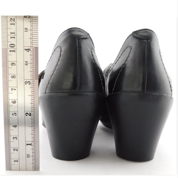 CAMPER Black Mary Jane Floral Detail Heel Pumps 39 - Picture 6 of 8